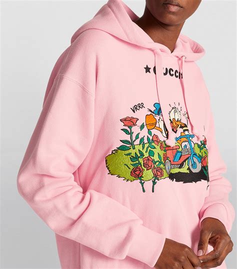 gucci donald duck red sweater|disney x Gucci hoodie.